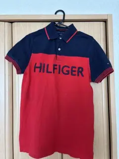 TOMMY HILFIGER ポロシャツ レッド ネイビーのサムネイル