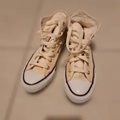 CONVERSE　ホワイト ハイカット スニーカー