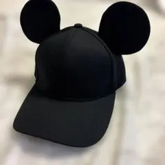 東京ディズニーリゾート ミッキー耳付きキャップ 黒のサムネイル