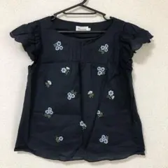 《Bon mercerie》花柄刺繍ブラウス
