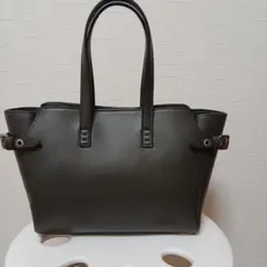 ZARA　ミニ トートバッグ（ ダークグレー） Size約18×22×11