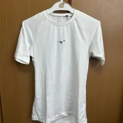 新品未使用　Mizuno ホワイト アンダーシャツ 160 キッズ　白　半袖
