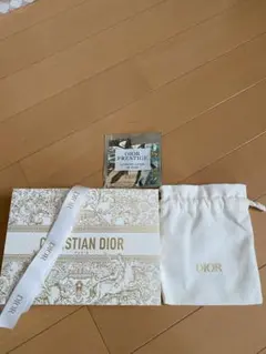 クリスチャンディオール 巾着袋、ショッパー、サンプル化粧水 3点セット