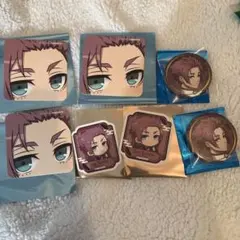 ブルーロック 糸師冴 スマイルベースカフェ コースター 特典 SD 缶バッジ