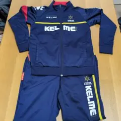 KELME ジャージ上下セット ネイビー/レッド