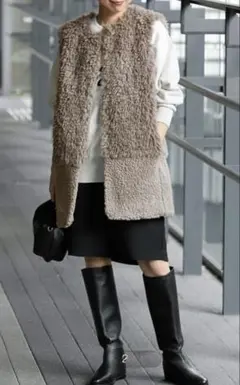 ジャーナルスタンダードレリューム　ミックスボアベスト