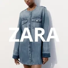 ZARA TRFデニムワンピース