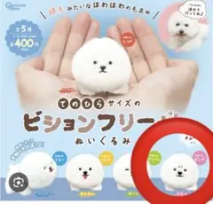 ビションフリーゼ ぬいぐるみ てのひらサイズ