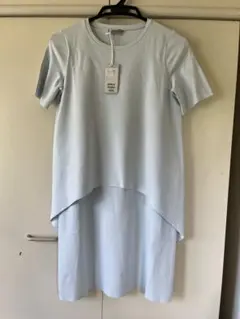 COS 半袖 ひざ丈ワンピース ライトブルー XSのサムネイル