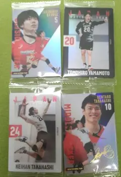 男子バレー日本代表　ツインウエハース第2弾
