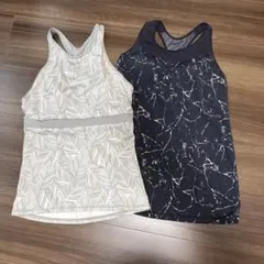 ダンスキン&CW-X ヨガウェア タンクトップ Ｌサイズ2枚セット