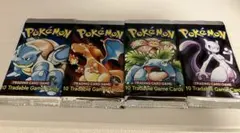 ポケモンカード　海外版　4パック　未開封 希少品　コレクションのサムネイル