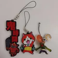 妖怪ウォッチ ジバニャン 赤鬼ラバーストラップ グレるりんストラップまとめ売り