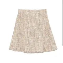 ファンシーツイードスカート LILY BROWN 美品