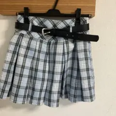 Lovetoxic チェック柄プリーツスカート 160