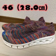 スリッポン 46 28 スニーカー ウォーキングシューズ　室内履き