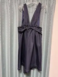 axes femme ネイビー サロペット Mサイズ