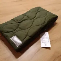 【新品】3COINS MEN キルトマフラーカーキ