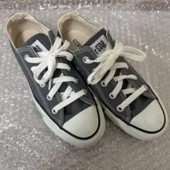 コンバース ALL STAR ローカット 22.5cm グレー　レディース