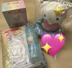 ハローキティ 当たりくじ 置き時計 ラストスペシャル賞 ぬいぐるみ 他