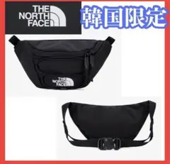 韓国限定　ノースフェイス　ウエストポーチ　ボディバッグ　ワンショルダー　ブラック