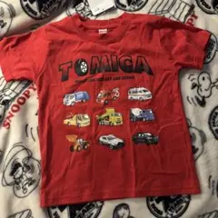 トミカ Tシャツ キッズ 120cm レッド