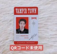 enhypen world sp card ヒスン ENHYPEN WORLD ヒスン SPカード ヴァンパイア QR未使用 - メルカリ