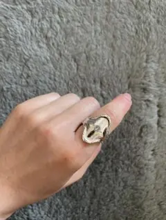 【完売品】agete 18kダイヤモンド　シルバーリング15号 シルバー／K18ダイヤモンドリング｜リング｜アガット 公式