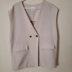 LOWRYS FARM　ベスト Fサイズ　ベージュ