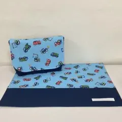 ランチョンマットと大きめのお弁当袋2点セット　　#2274-10