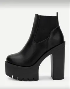 SHEIN 厚底 ブーツ ブラック 24.0