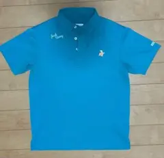 【美品】Jack Bunny!! ポロシャツ サイズ4 ターコイズ ゴルフ