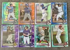 topps 1st bowman chrome シリアル　8枚セット　まとめ売り