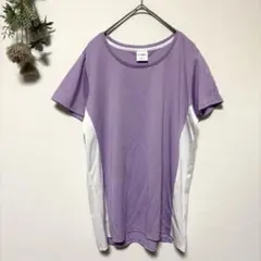 IGNIO｜icool メッシュTシャツ｜2XO｜L｜スポーツ｜パープル｜配色のサムネイル