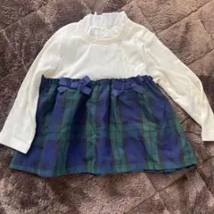 SIMPLEFREE チェック柄 トップス 90