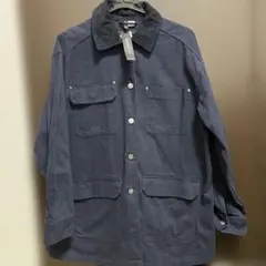 H&M 新品　未使用　ネイビー ジャケット　カバーオール　ミニタリージャケット