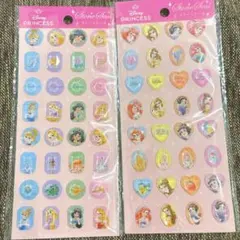 Disney ディズニープリンセス ストーンシール 2点