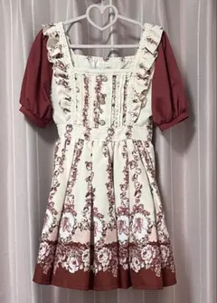 リズリサ バレエシューズ柄 ワンピース