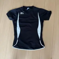 Mizuno ブラック Vネック シャツ L