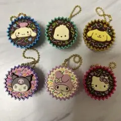サンリオキャラクターズ 手作りおやつチャーム #平成女児チョコ 6点セット