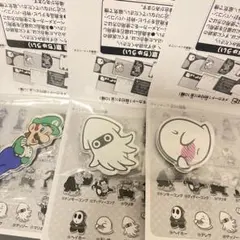 スーパーマリオ　キャラマグネッツ　ルイージ テレサ ゲッソー