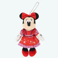 ベリーちゃん　ミニー　ミニーマウス　ミニーちゃん　ぬいぐるみバッジ　ストラップ