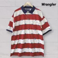 の*り様 ラングラー Wrangler ボーダー ポロシャツ 星柄 XLのサムネイル