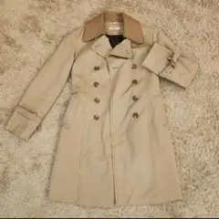 オリヒカ ୨୧ ベージュ ダブルブレスト トレンチコート