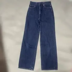 ユニクロ　UNIQLO デニム　ストレートデニム　22インチ　レディース　ブルー