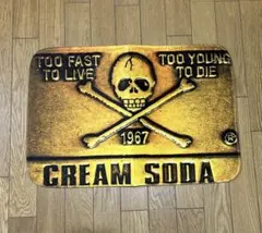【訳あり】クリームソーダ　CREAM SODA　フロアマット　ゴールド