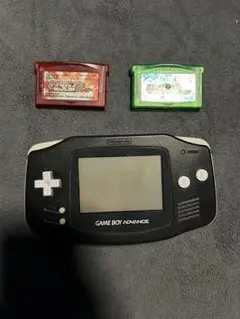 ゲームボーイアドバンス 本体ブラック　ポケットモンスターエメラルド、ルビー