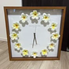 FRANGIPANI プルメリア クロック 掛け時計 インテリア 約41.7cm - メルカリ
