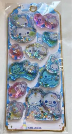 KAMIO JAPAN ぷくぷくあわわちゃん ウォーターインシール キラキラ