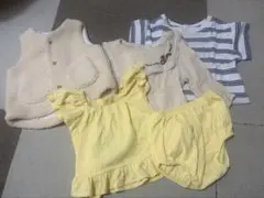 70 まとめて　　Tシャツ、ベスト、ブラウス、セットアップ